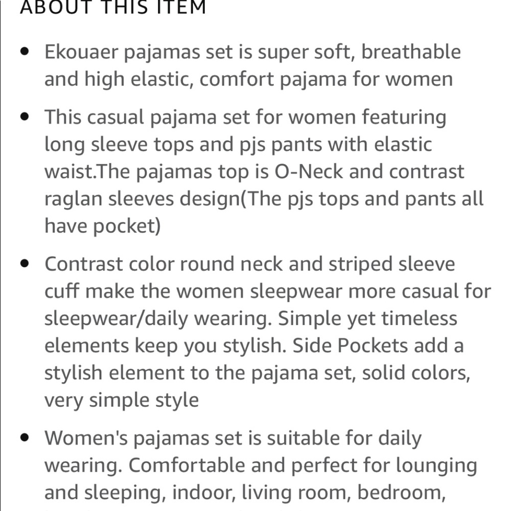 Women's Two-Tone Black & Gray Raglan Pajama Set - Picture 2 of 7